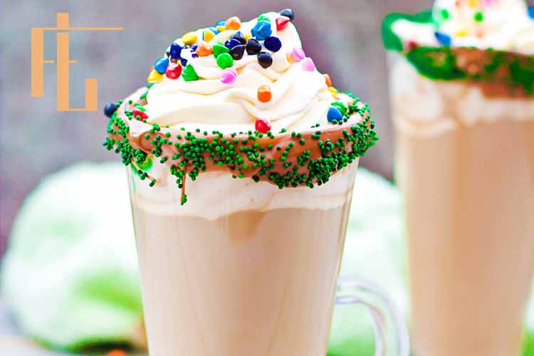 Iced Mint Latte – St Patricks Day coffee drinks