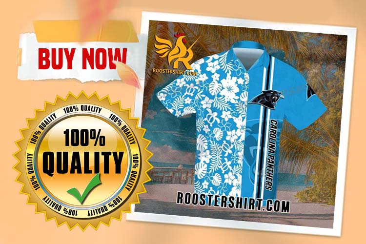 Review Carolina Panthers All Over Print 3D Flowery Short Sleeve Shirt Hawaiian Summer Aloha Beach Shirt