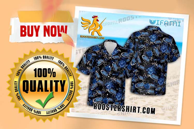 Review Cheap Bud Light Hawaiian Shirt Blue Roses Gift For Beer Fans
