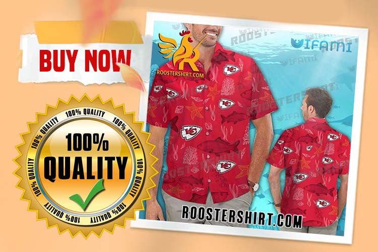 Review Fish Starfish Coral Kansas City Chiefs Hawaiian Shirt And Shorts