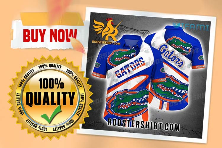 Review Florida Gators Hawaiian Shirt Big Logo Gift For Gators Fans