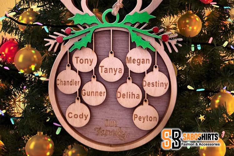 Customized Christmas Ornaments - Unique Christmas gifts for family